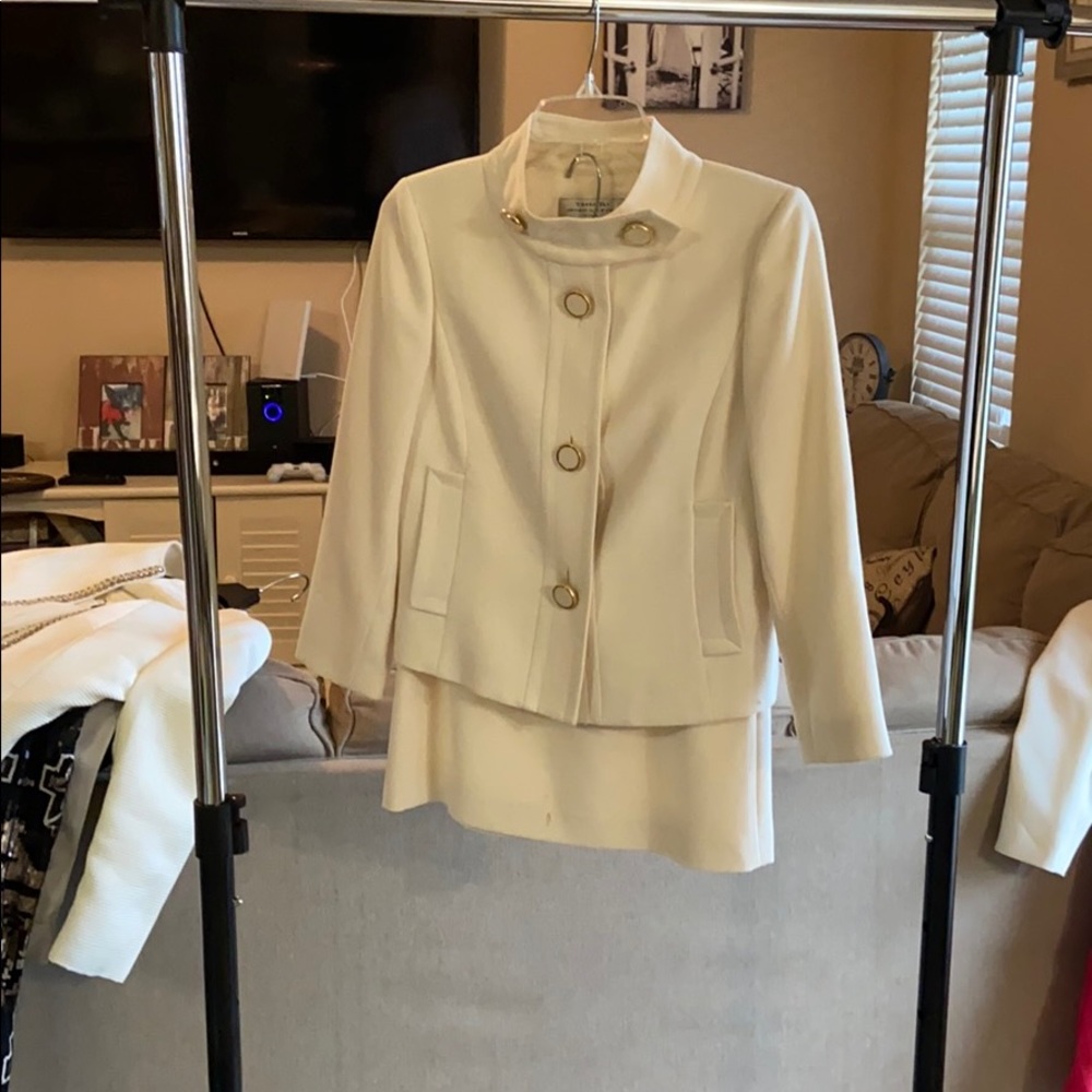 Cream suit